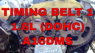 Daewoo Nubira 1999New Timing Belt1 [upl. by Anitsyrhk]