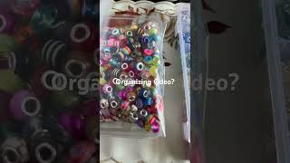 Sneak Peek Bead Organization Video  600 pcs Large Beads smallbusiness beadingsupplies crafts [upl. by Bunow]