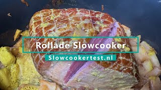 Rollade slowcooker met honing en mosterd  Ideale kooktijd en tips [upl. by Nevada482]