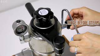 How to brew a perfect Latte on a BELLMAN ESPRESSO amp STEAMER – CX 25P [upl. by Flagler]