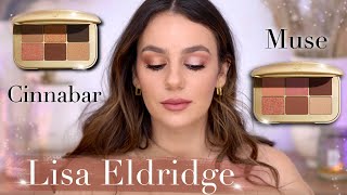 LISA ELDRIDGE EYESHADOW PALETTE CINNABAR amp MUSE  Introduction Application amp Review [upl. by Llerehs]