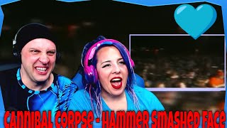 Cannibal Corpse  Hammer Smashed Face  THE WOLF HUNTERZ Reactions [upl. by Norvell]