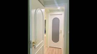 modern indoor white primer molded door from NINGBO GREENLY [upl. by Eicirtap761]