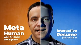 The most interactive CV ever made Metahuman  AI  Microsoft Azure [upl. by Ivers]