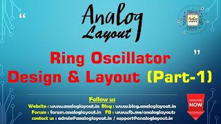 Ring Oscillator Design amp Layout Part1 [upl. by Osher178]