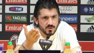 Gattuso ultime parole da rossonero quotMai alla Juve o allInter magari torno ai Rangersquot [upl. by Bartholomeus]