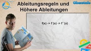 Ableitungsregeln und Höhere Ableitungen  Oberstufe ★ Wissen [upl. by Bollay521]