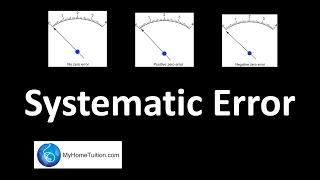 Systematic Error  Introduction to Physics [upl. by Natan]