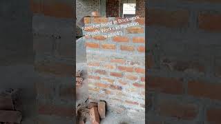 Stretcher Bond in Brickworkcivilengineeringconstructionbrick [upl. by Yllrebmik]