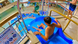 Free fall Water Slide at Tikibad Duinrell [upl. by Fonsie]