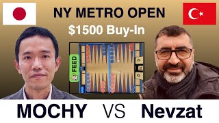 Mochy vs Nevzat Dogan  NY Metro Open Backgammon Championship [upl. by Alyos]