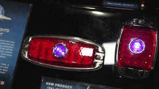 SEMA 2014  United Pacific has Joined the Classic Blue Dot and LED Technology In One [upl. by Idnahs]