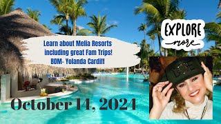 Oct 14th Melia Resorts tutorial for travel agents Yolee Cardiff [upl. by Akirret]