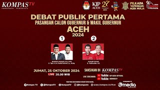 LIVE – Debat Publik Pertama Calon Gubernur dan Wakil Gubernur Aceh 2024 [upl. by Hemingway]