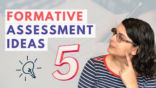 5 Formative Assessment Ideas  College Teaching Tips [upl. by Akinar17]