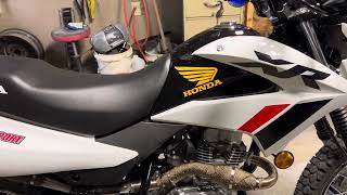 2023 Honda xr150l starting problem after I put new jets [upl. by Arej]