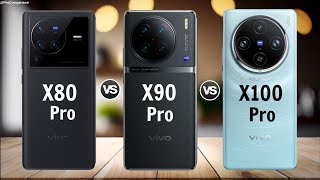 VIVO X80 Pro vs VIVO X90 Pro vs VIVO X100 Pro  Full Comparison [upl. by Halehs]