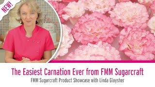 The Easiest Carnation Ever from FMM Sugarcraft [upl. by Avner]