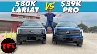 Heres How the Cheapest 2022 Ford F150 Lightning Compares to the Fancy Model [upl. by Ferretti]