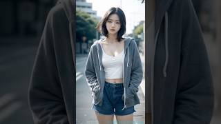 How lucky to meet you girl lookbook AI 룩북 美女 4K kling hailuoai [upl. by Idonah]