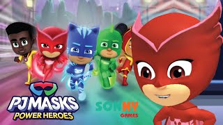 Pj Masks Power Heroes Lets Play with Owlette  Pj Masks Games [upl. by Ibed]