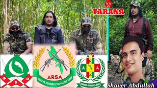 This is Tarana  ARSA Vs RSO Vs ARA Abu Ammar Jununi Commander in Chief Hafiz Ataullah ARSA Tarana [upl. by Bolte]