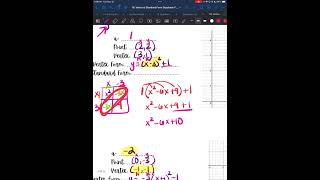 Notes 19 Vertex amp Standard Form Nov 12 amp 13 [upl. by Homovec]