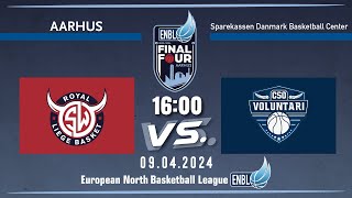 FINAL 4  RSW Liege Basket v CSO VOLUNTARI  April 9 2024 1600 PM ENBLeague 202324 [upl. by Otis]