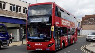 London Bus Route 607  Uxbridge to White City  Subtitles [upl. by Zebedee]