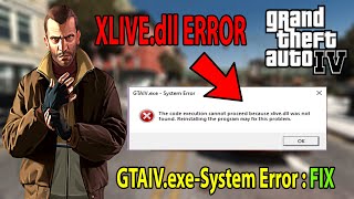 How to Fix Xlivedll Error in GTA 4 [upl. by Aineles325]