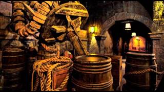 Pirates of the Caribbean queue line opening music 1 hour loop [upl. by Meekar608]