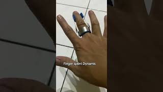 Finger Splint Dynamic [upl. by Atsiuqal]