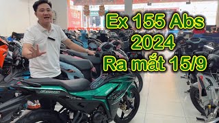 Exciter 155 abs 2024 thông tin mới nhất ra mắt 1509  Nam hihi [upl. by Anib]