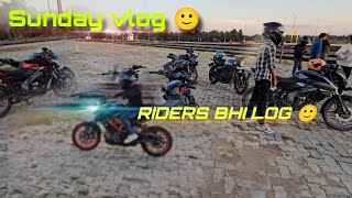 Sunday vlog shoot in nischintapur station 🚉 all riders bhi log 🙂viralvideo rider [upl. by Adeuga]