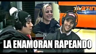 LA ENAMORAN RAPEANDO FREESTYLE PURO DUKI Y MKS LE IMPROVISAN EN TLX RADIO LATINA [upl. by Adnyleb486]