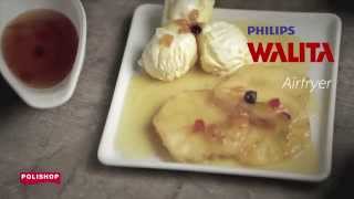 Receita Abacaxi Caramelado  Philips Walita Airfryer Polishop [upl. by Kellsie]