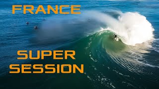 HOSSEGOR FRANCE SURF SESSION 06 janvier 2023 [upl. by Mallon390]