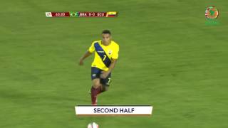 Brasil 0 vs Ecuador 0 Resumen [upl. by Nnylarej590]