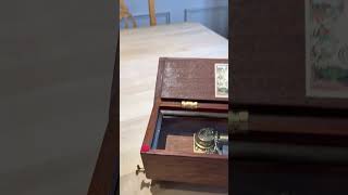 Hand carved polo box with a 72 note Reuge Music Box Plays the Nutcracker Suite [upl. by Radke]