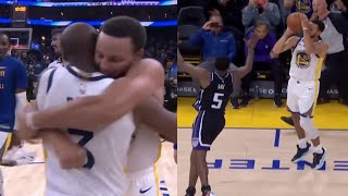 STEPH CURRY INSANE GAME WINNER SHOCKS KINGS IN PRESEASON THEN HIT THE CELEBRATION IMAO CLUTCH [upl. by Monto409]