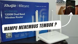 REVIEW RUIJIE REYEE Mesh WiFi RG EW1200 Series  UJI JANGKAUAN SINYAL [upl. by Daffy]