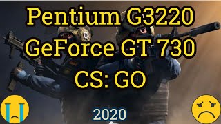 Pentium G3220  GeForce GT 730 CS GO [upl. by Rebhun]