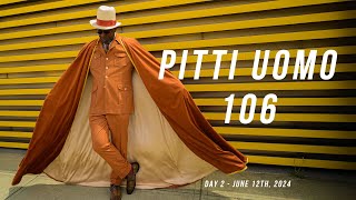 Pitti Uomo 106 Street Style 2024  Mens Clothing and Accessory 2025 Collections Day 2 [upl. by Colas]