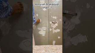 Old Almirah Makeover😍 makeover craft painting upcycling oldisgold shortvideo [upl. by Yeltihw]