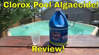 Clorox Pool Algaecide and Clarifier Review Best Pool Chemicals Treating a Green Pool Pool Algae [upl. by Samford869]