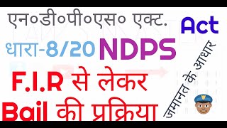 जमानत के आधार Bail Grounds under Ndps act section 820 FIR to bail procedure in hindi Process [upl. by Laurinda]