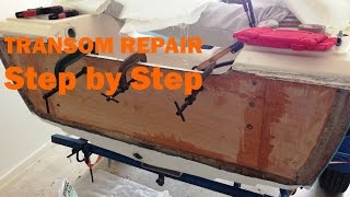 Transom Repair Made EASY  Step by Step [upl. by Tegdirb]