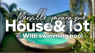 L21924 Merville paranaque house amp lot with swimming pool 560 sqm clean title  ready for occupancy [upl. by Azerila806]