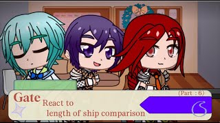 Gate react to length of ship comparison Part  6 [upl. by Alysoun675]