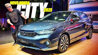 Novo Honda City 2025  PREÇOS O QUE MUDOU SAIBA TUDO DAS OPÇÕES HATCH E SEDÃ DO COMPACTO [upl. by Delcine]